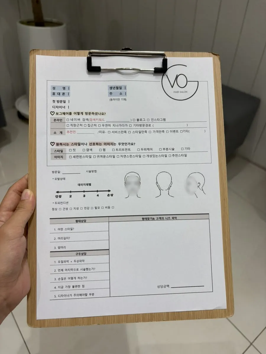 Free scalp diagnosis equipment and screen at VOG HAIR