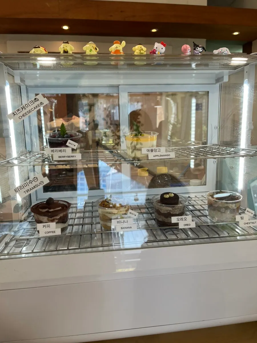 Dessert showcase at Buajang