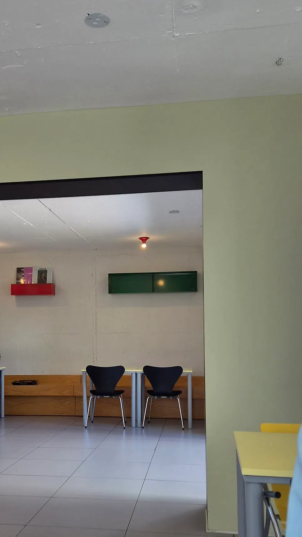 Interior view of Baut café
