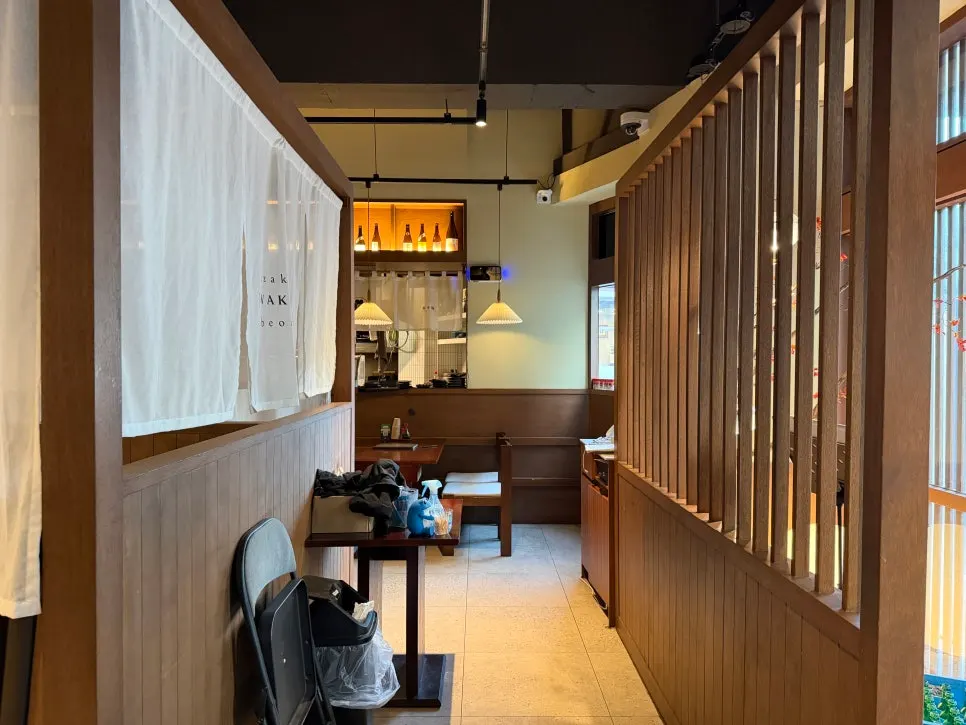 Window seats and the quiet interior mood at Wakoan