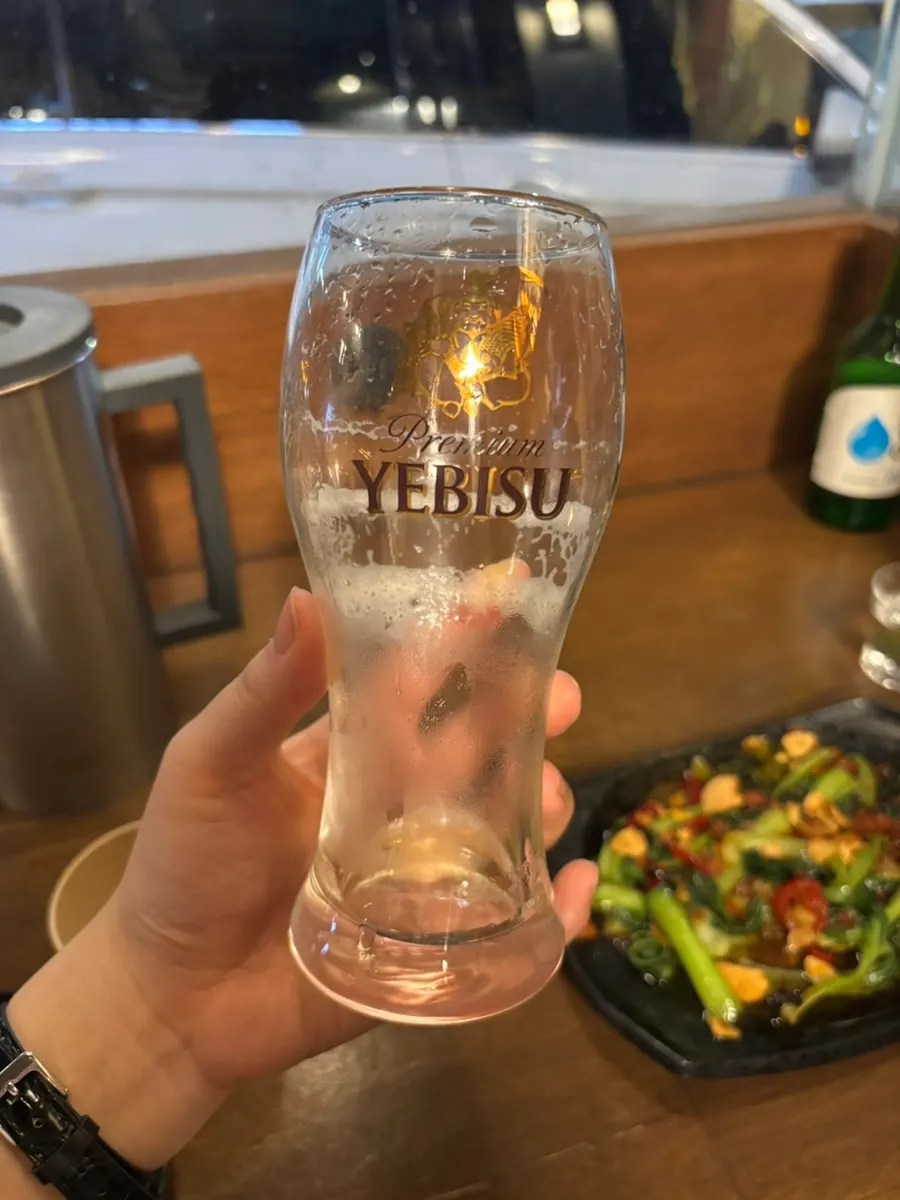 청경채볶음 클로즈업