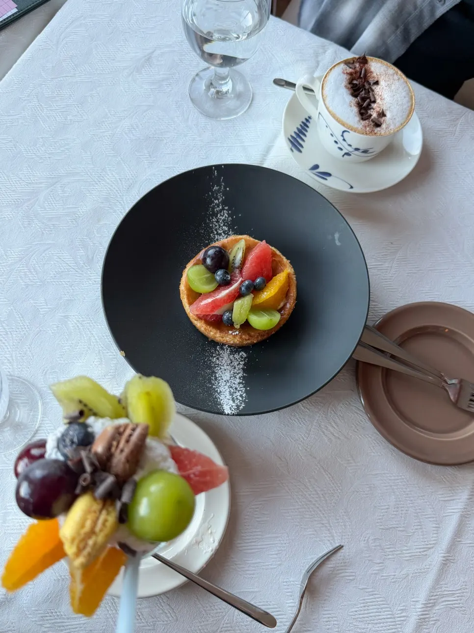 The parfait-style Honor and Chevalier menu item