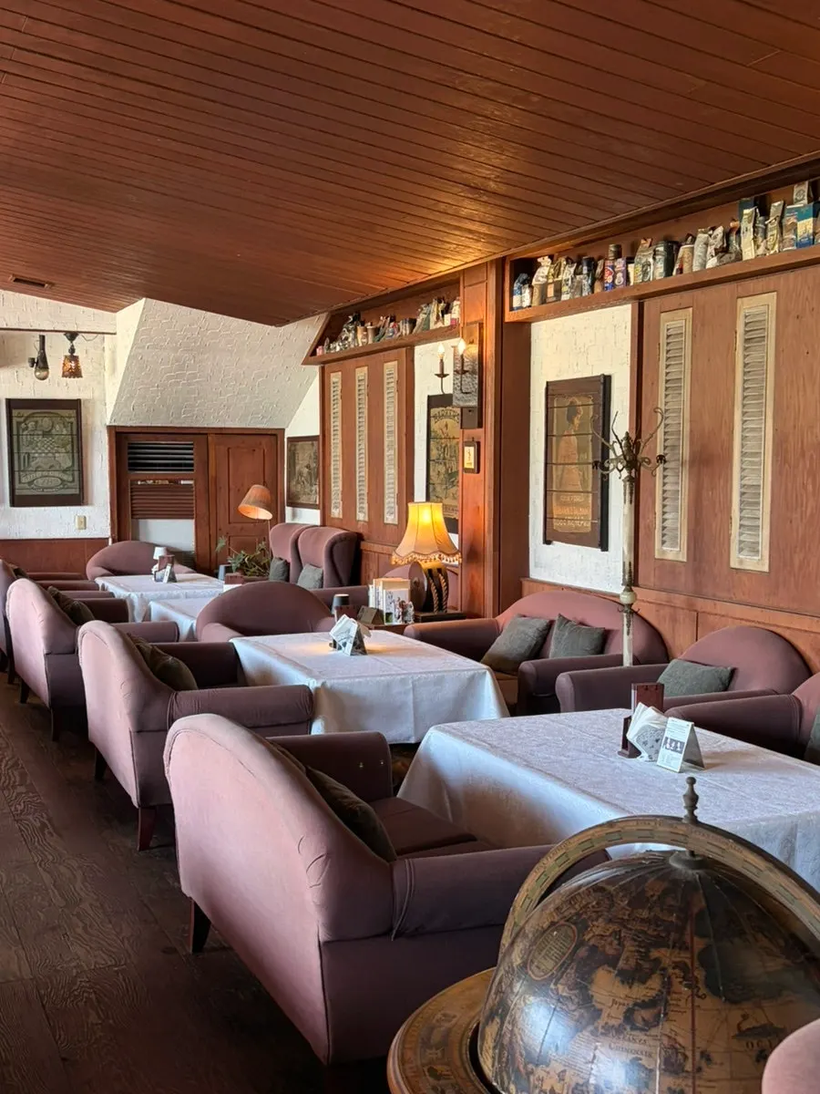 Classic atmosphere café interior view