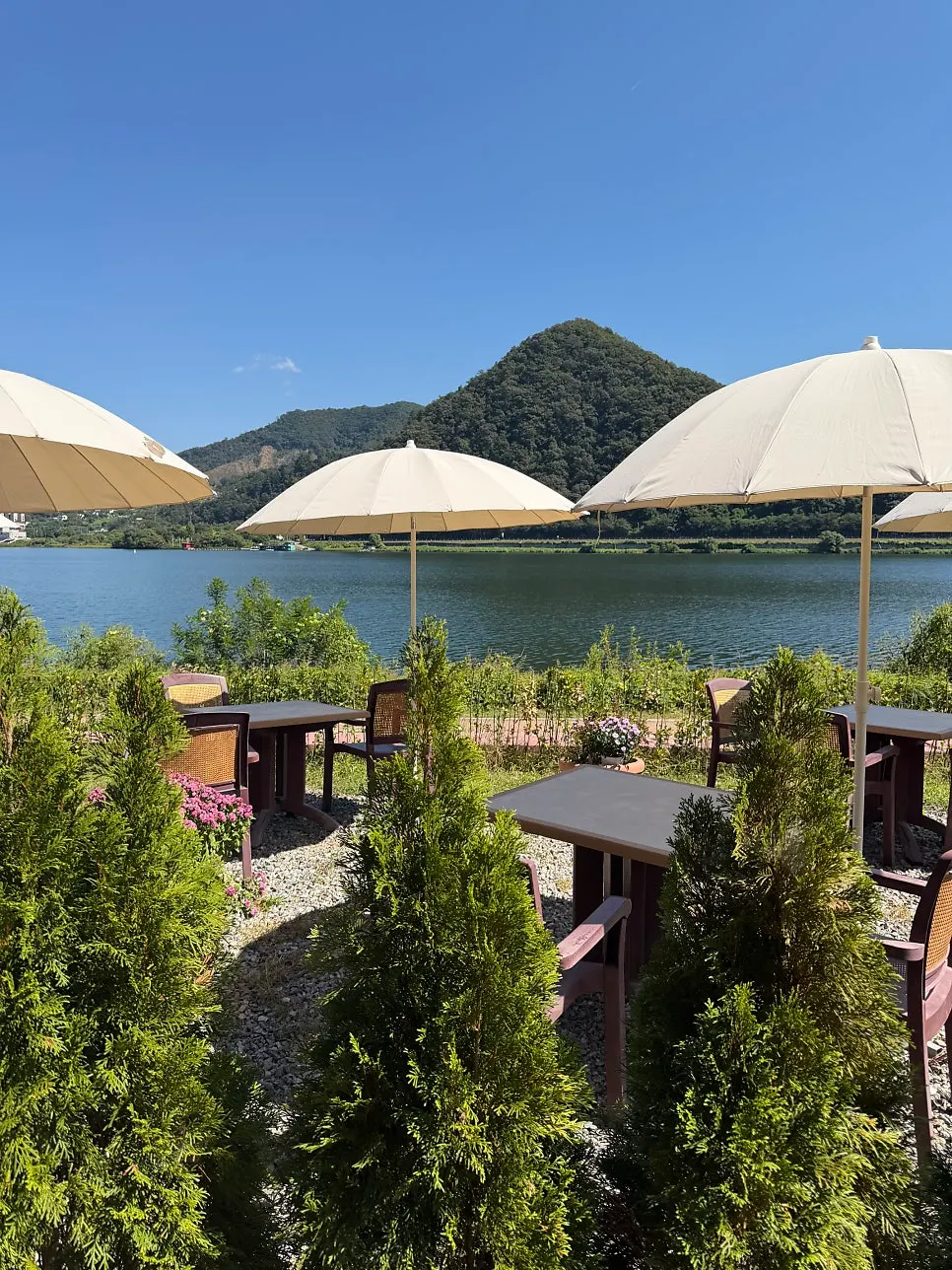 Waltz and Dr. Mahn building and the Bukhan River scenery