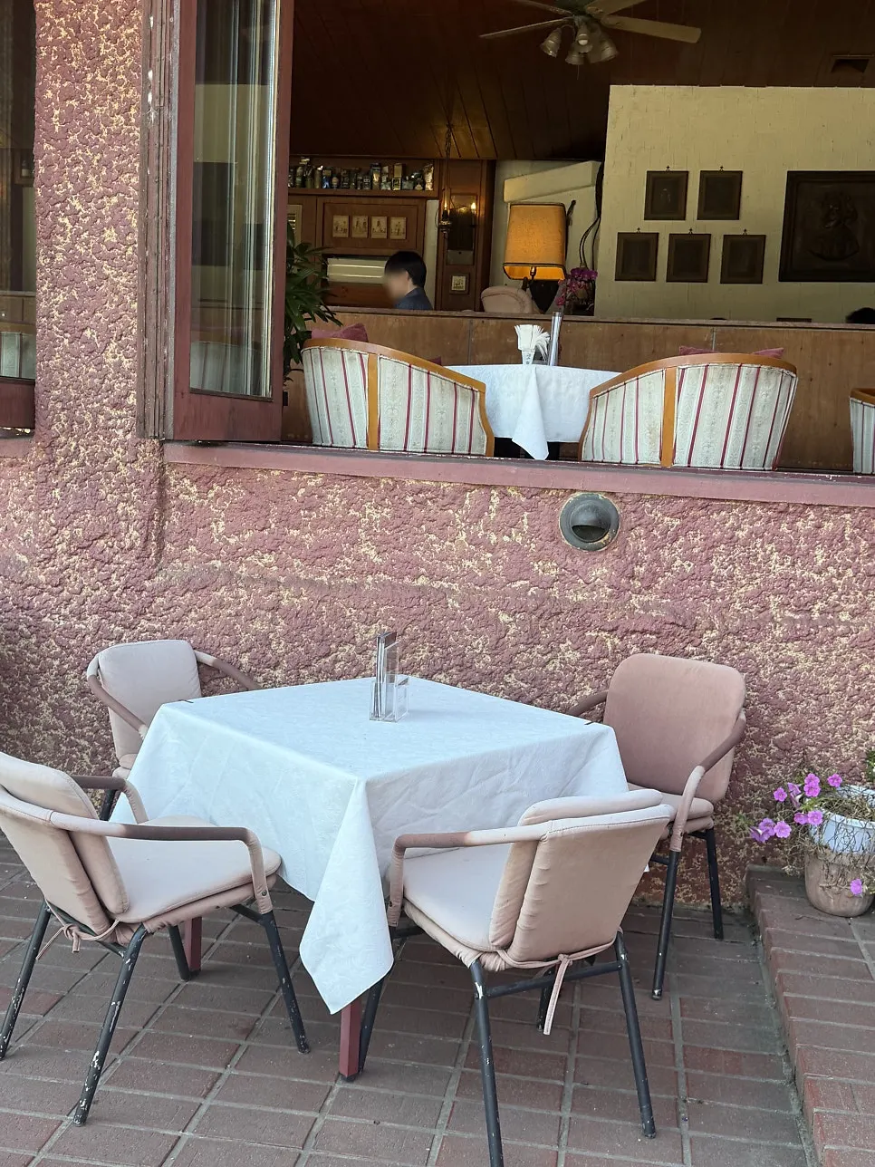 Outdoor space at Waltz and Dr. Mahn with the Bukhan River