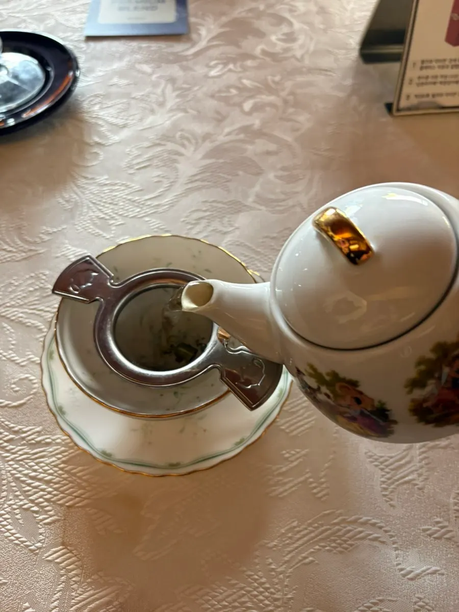 A cup of house blend coffee