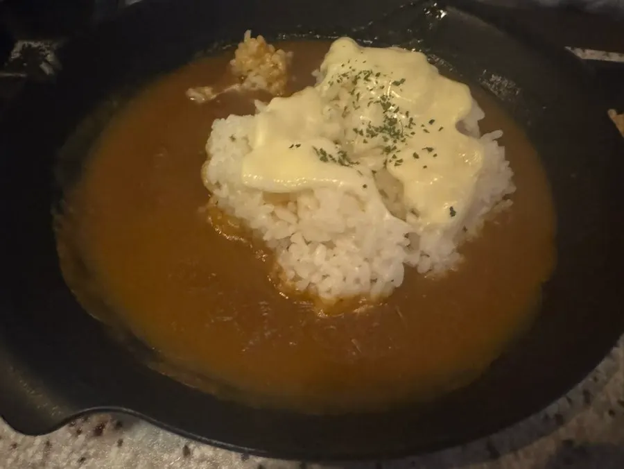 아이 식사용 치즈카레라이스 한 그릇