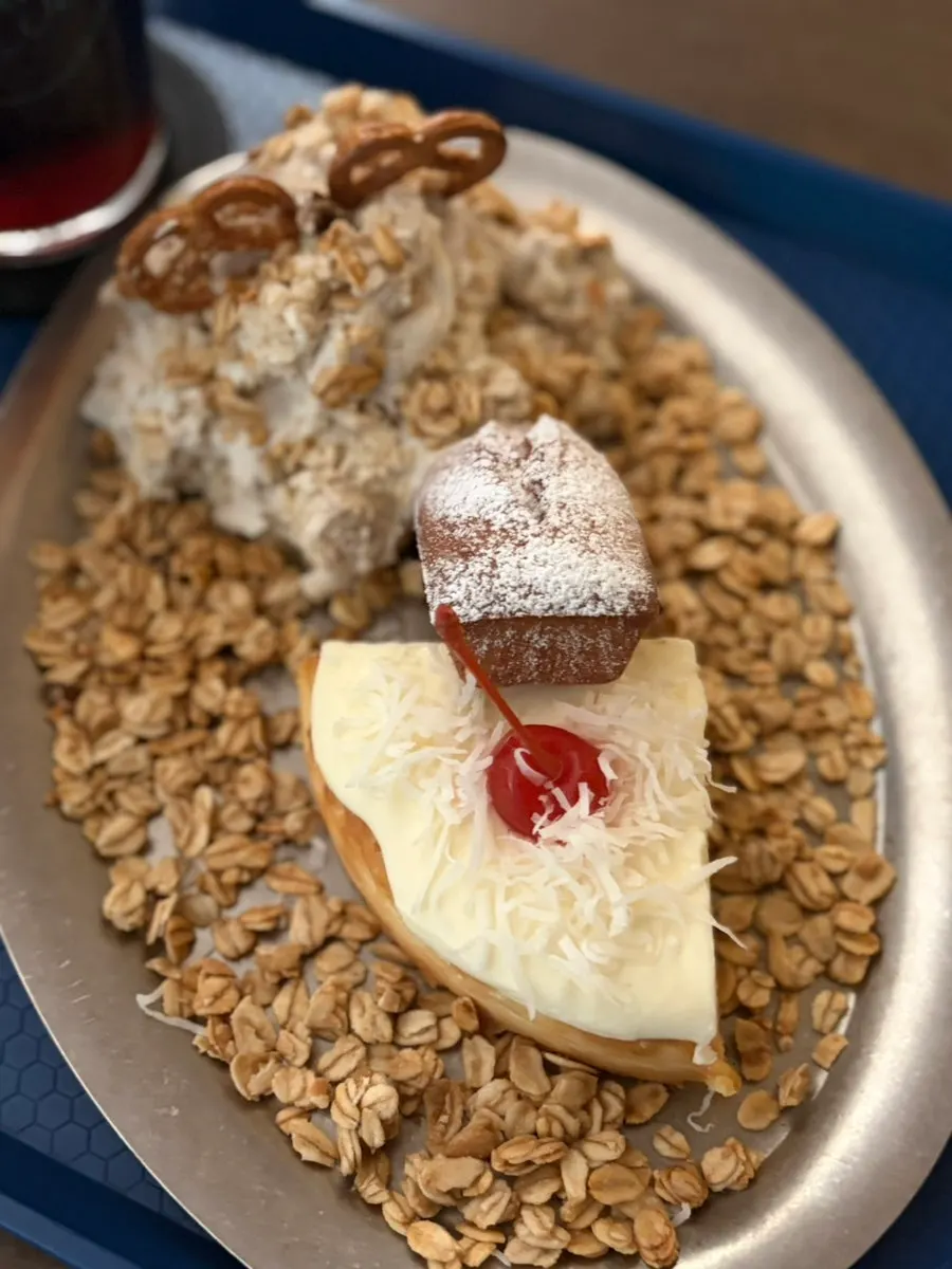 Plate of house-made desserts