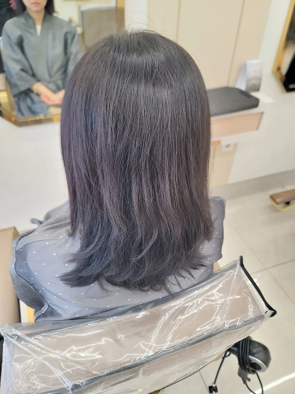 클리닉 전 푸석했던 모발 비포 컷