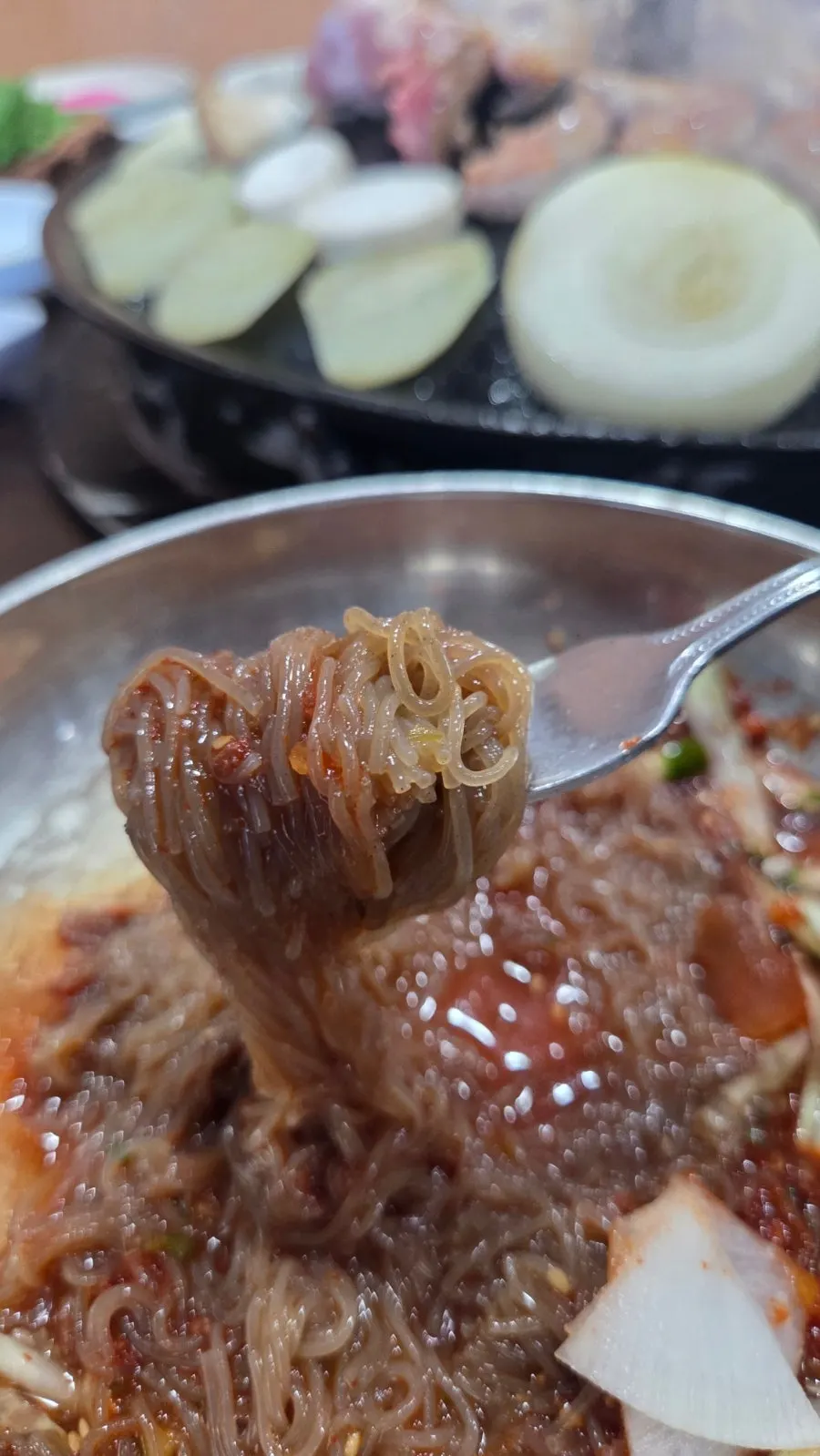 목살 곁들임 구이 채소