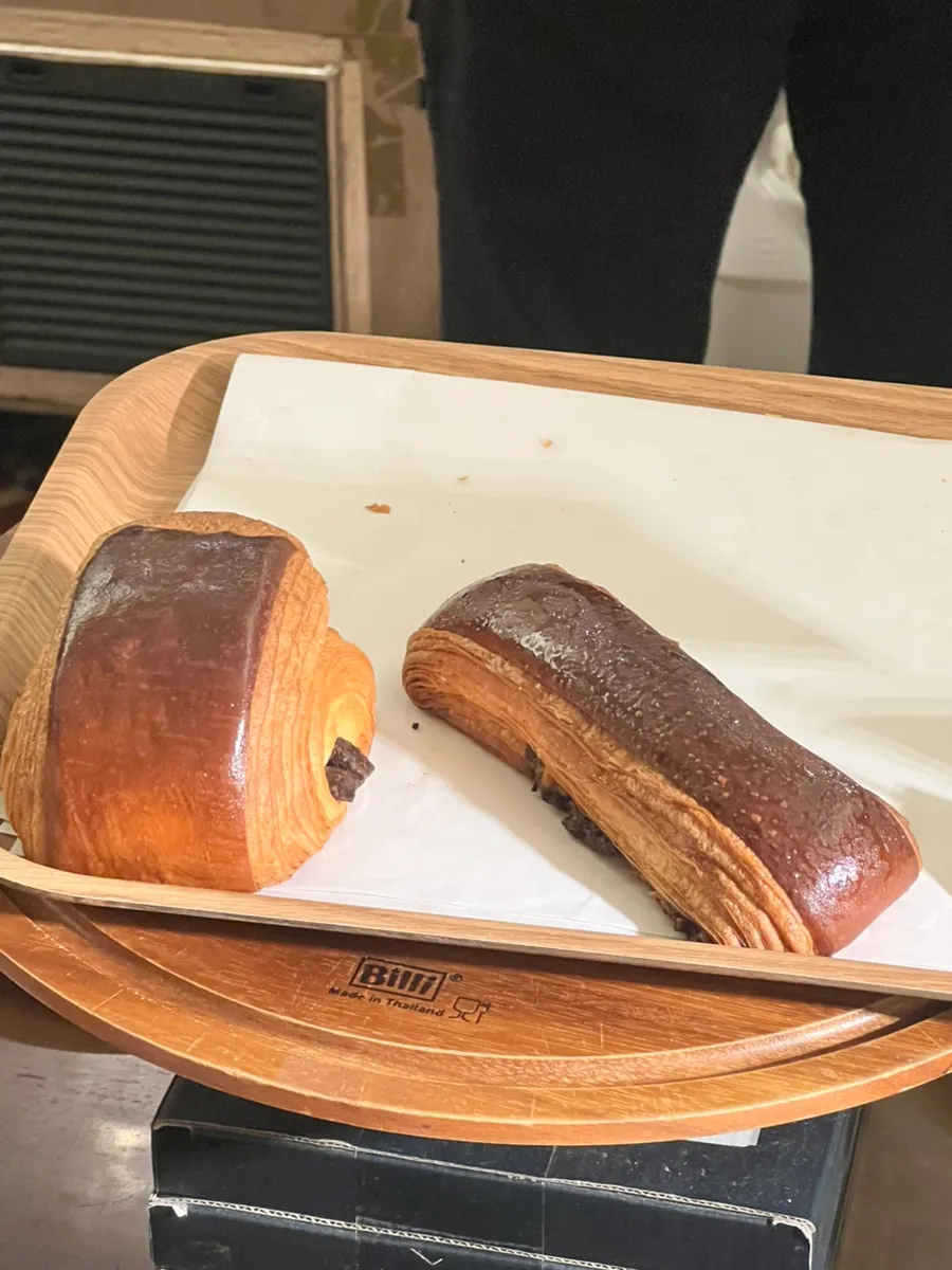 Honey croissant bakery item