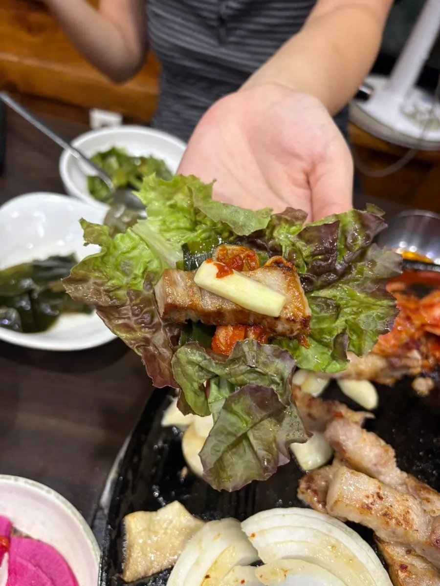 A bowl of savory doenjang jjigae