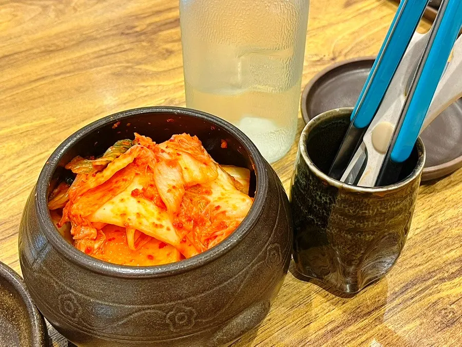 Menu board listing gomtang and rice noodle soup at Geumnyeong Gomtang