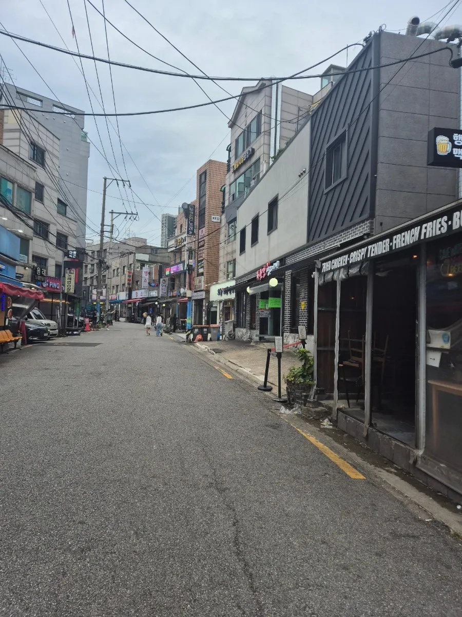 왕십리 행당시장 골목 사진