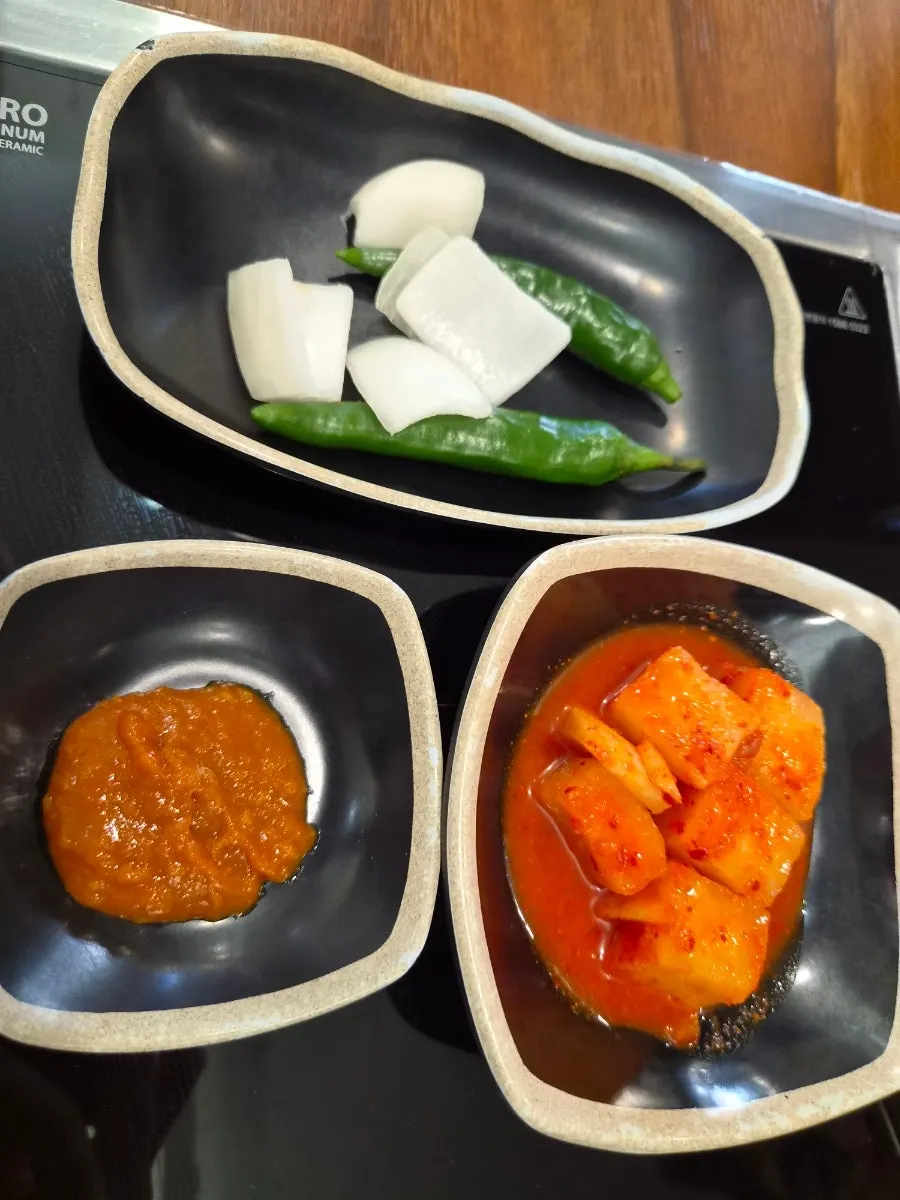 Basic table setting after ordering