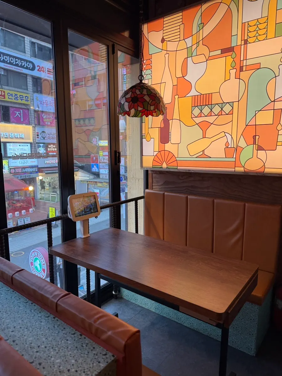 Spacious, clean interior tables at Wareureu Mansion Bangi Branch