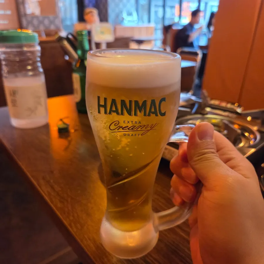 100원에 마신 생맥주 한 잔