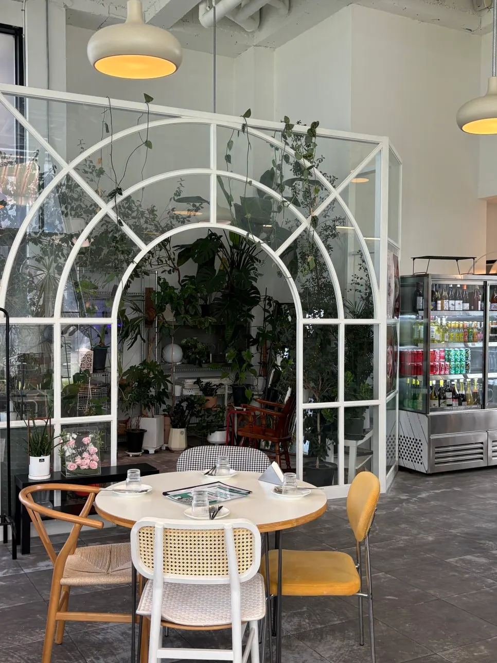 White-toned interior of When You Bite