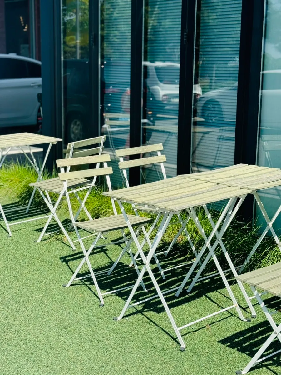 Table at When You Bite after finishing the meal