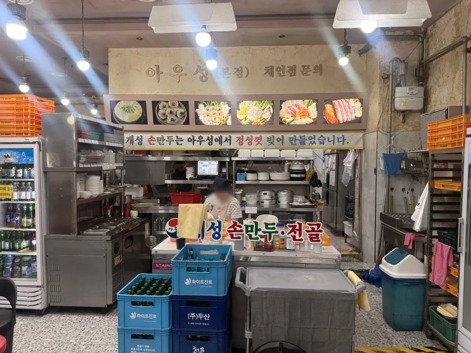 Dining hall full of customers eating