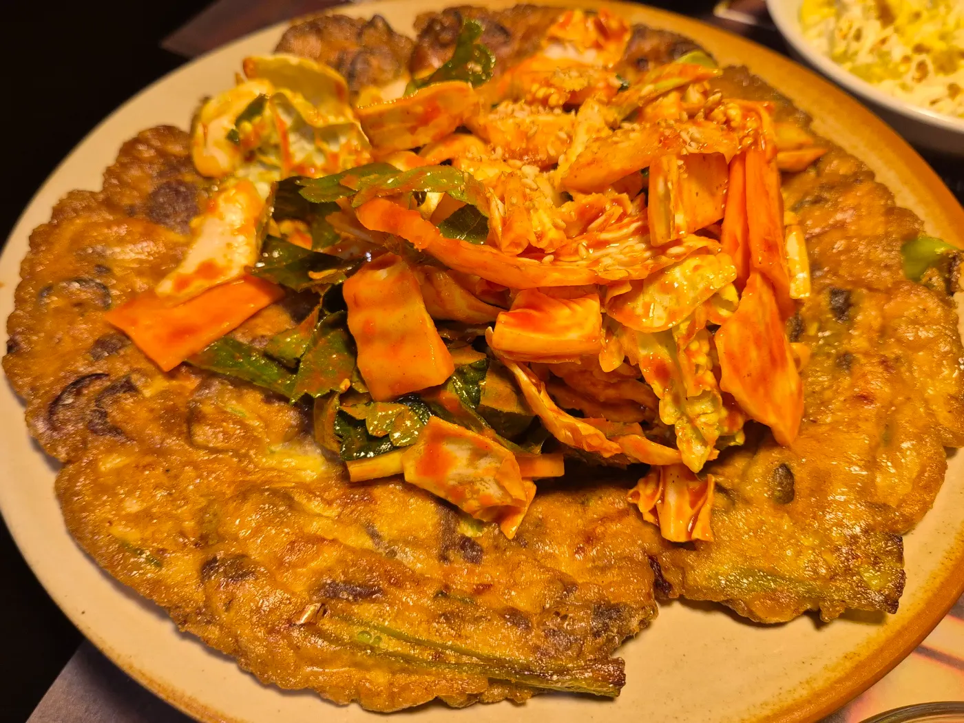 휘얼 아주대점 소고기육전 한 접시