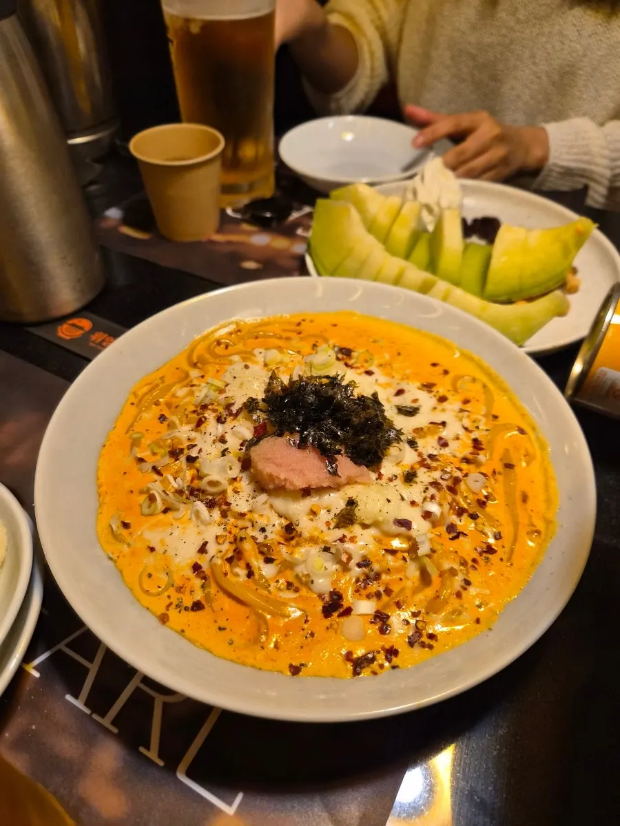 휘얼 미금점 크림명란우동 한 그릇