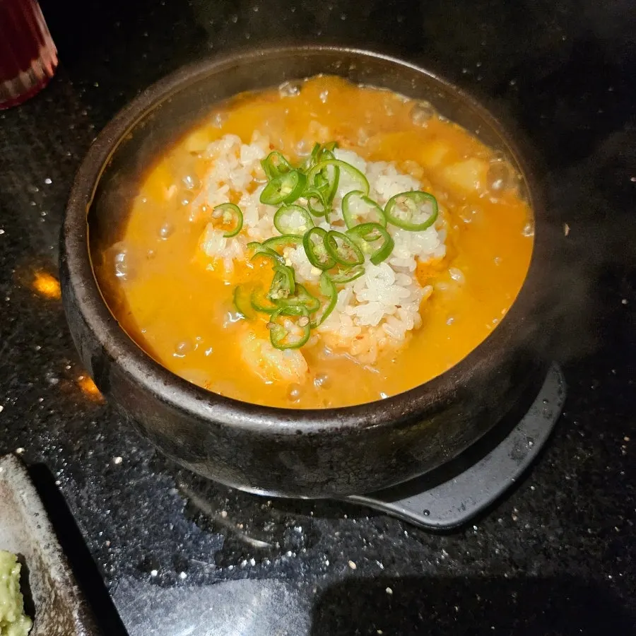 차돌된장술밥 한 상