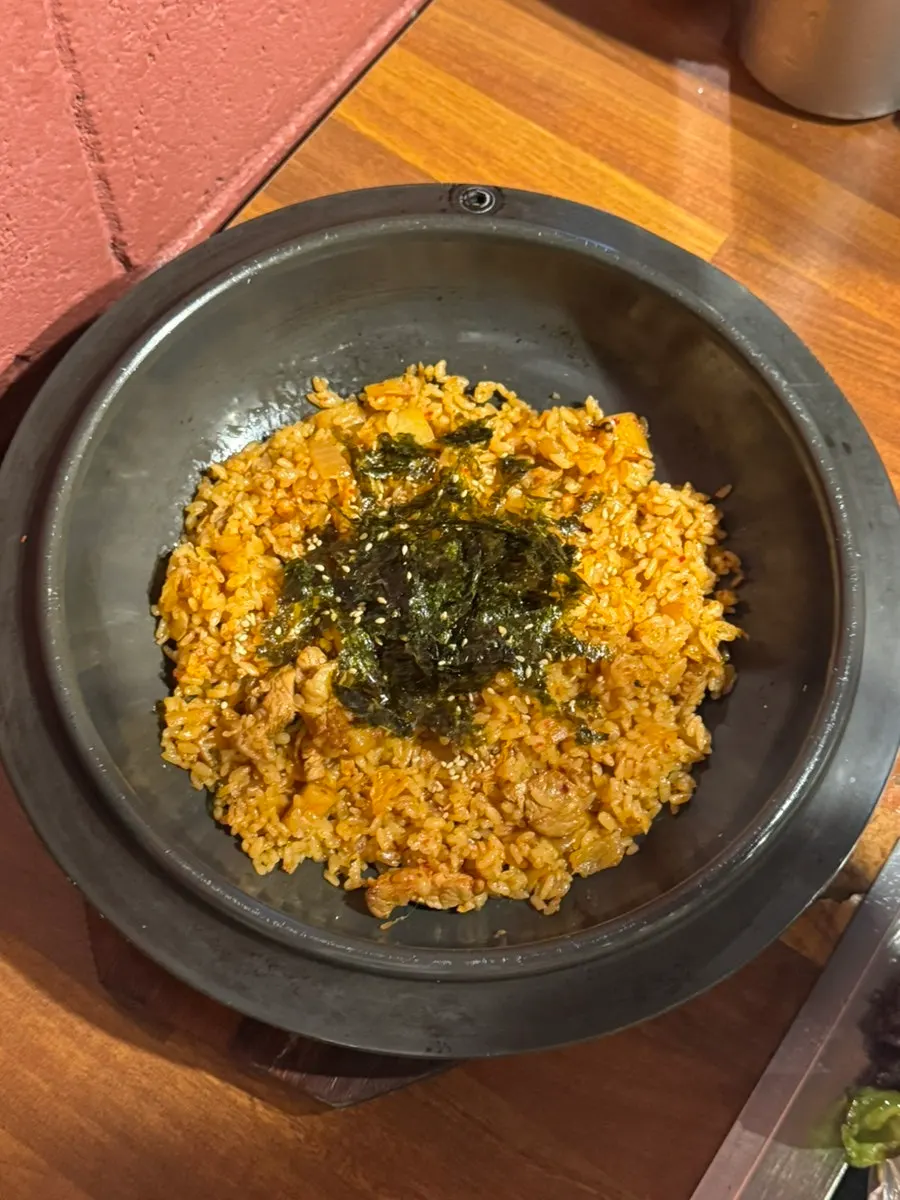Yangdaechang dipped in the spicy special sauce