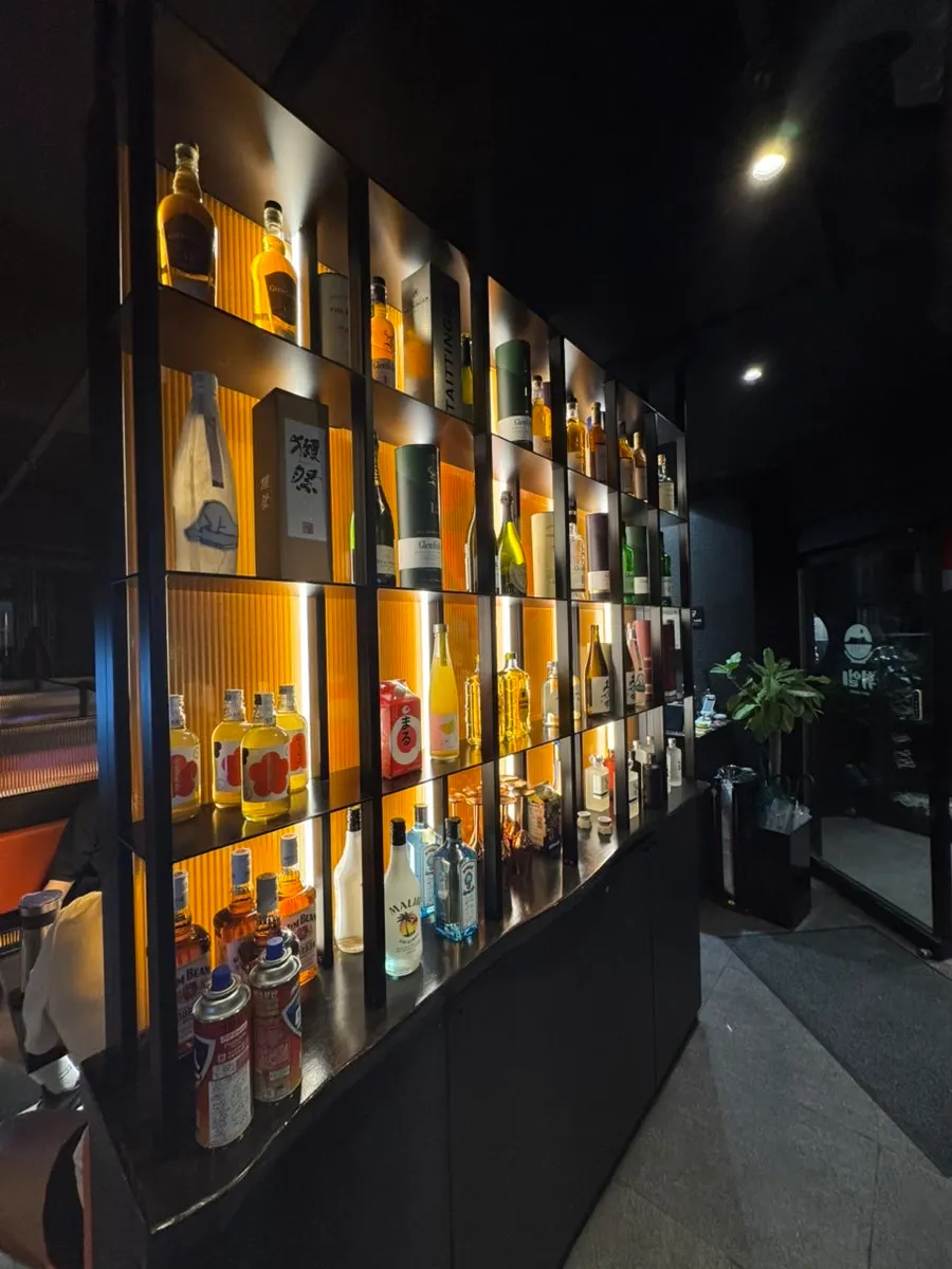 Hall of Hwieol Migeum Branch decorated in orange and black tones