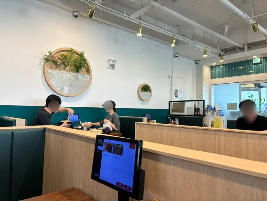 Entrance to Dadam Shabu Shabu Wirye Branch on the 3rd floor of G&G Plaza