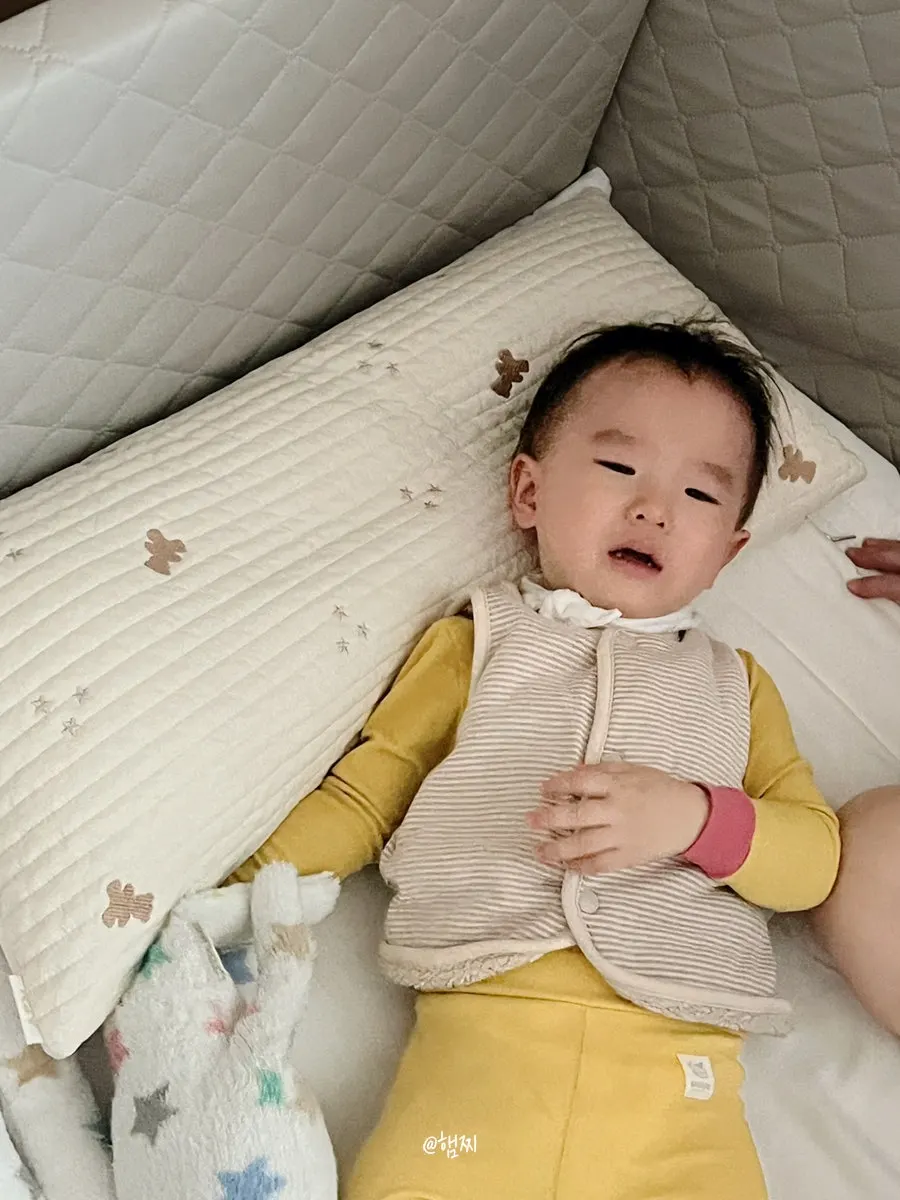 마이크로화이바솜 유아베개 모습