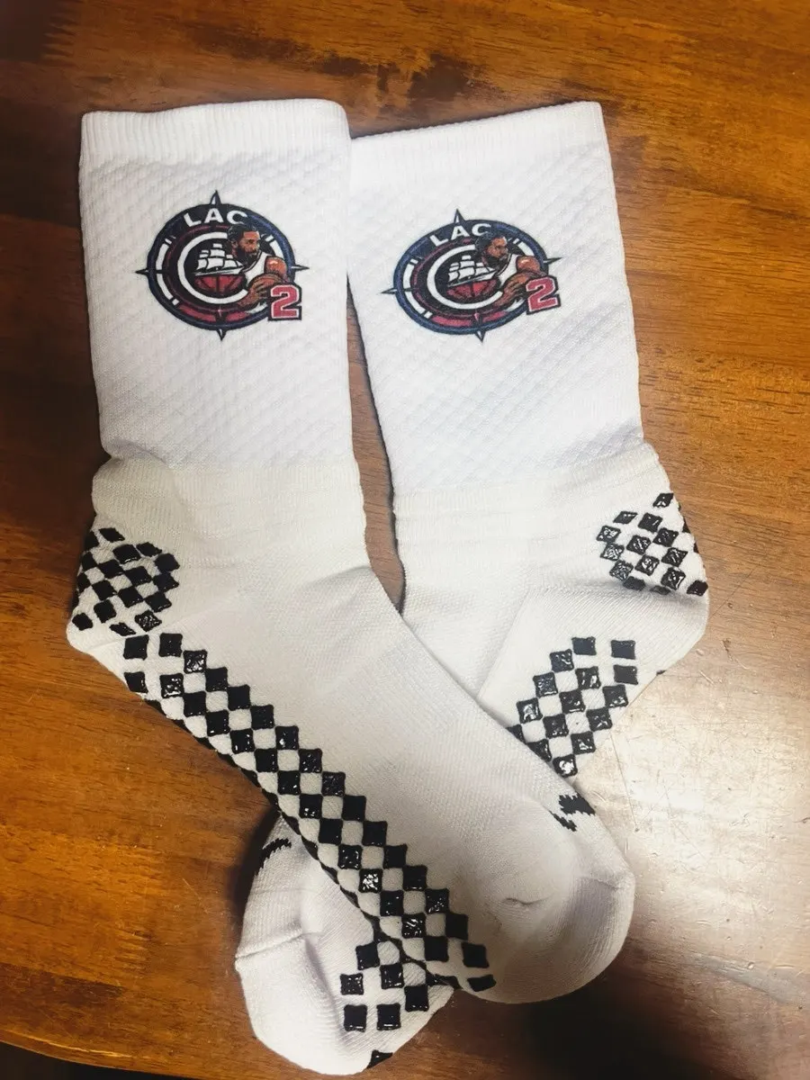 Custom logo socks considered as club merchandise