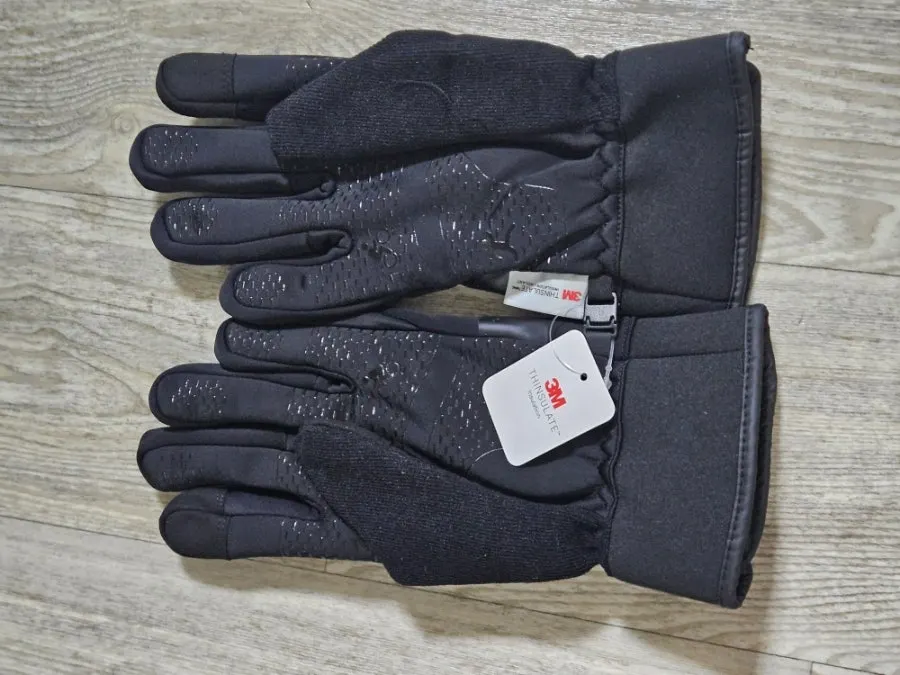 Palm of the ski glove holding equipment