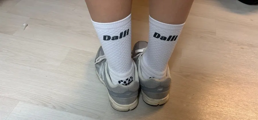 Custom socks made with a personal nickname
