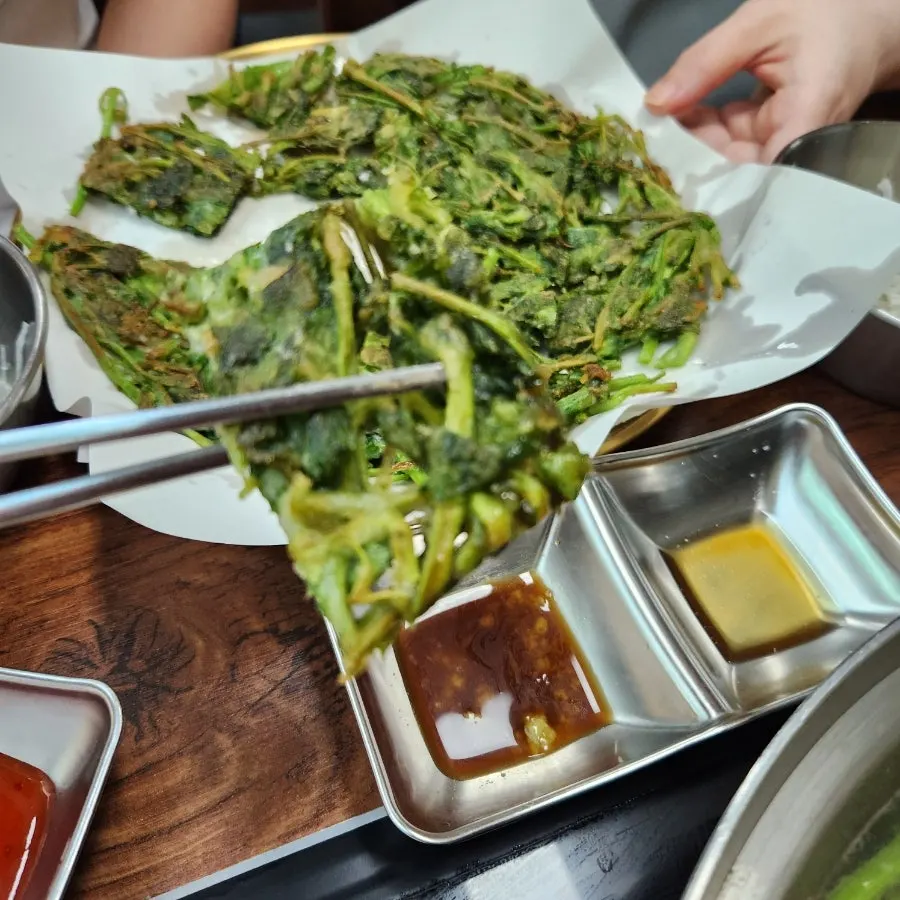 Side menu served with the set meal