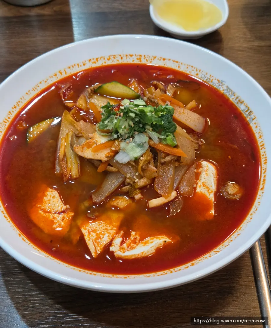 순두부 짬뽕밥의 매운맛 단계 안내