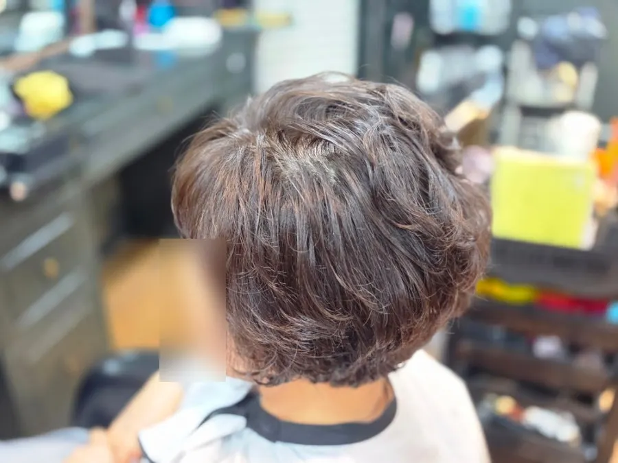 Finished look after neutralizing and drying