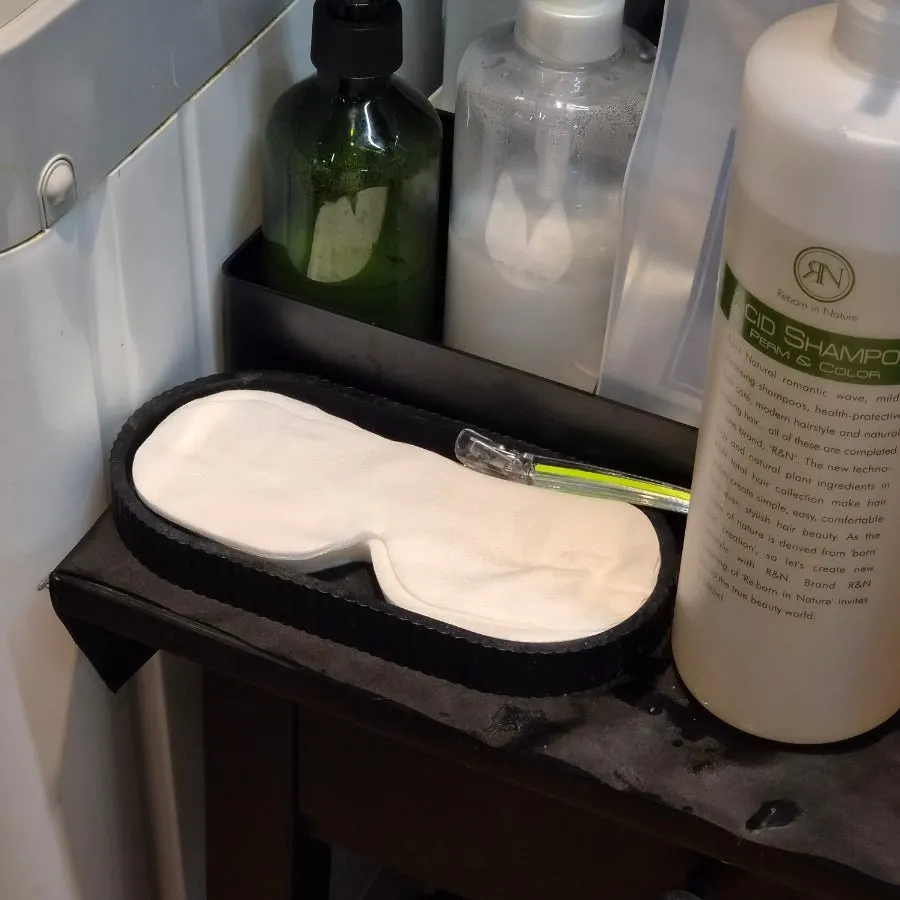 Foam used near the face during neutralizing