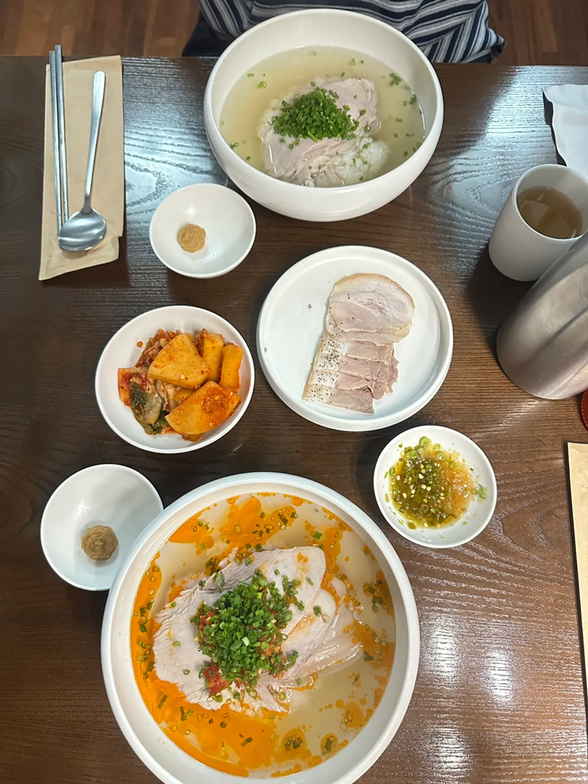 Wolhadong's gomtang table set within 10 minutes