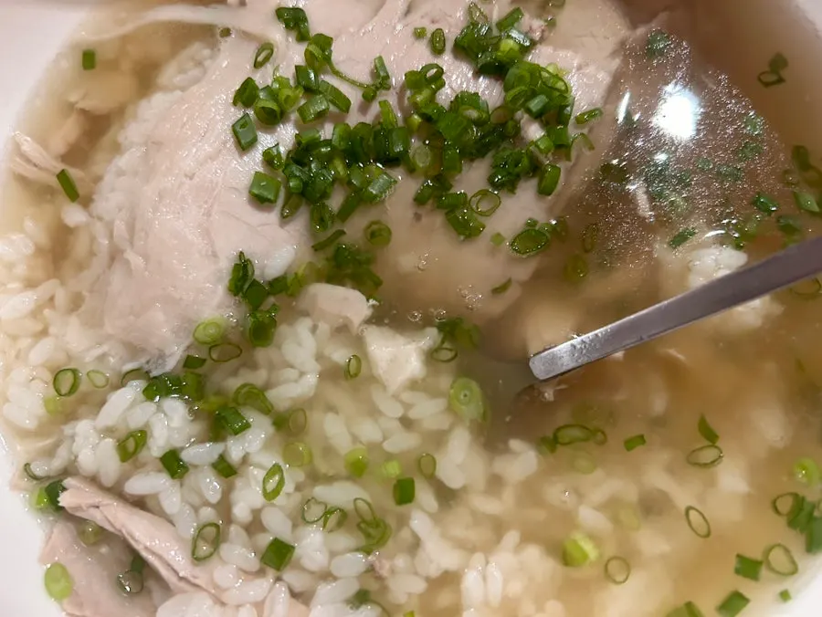 식사를 마친 월하동 테이블