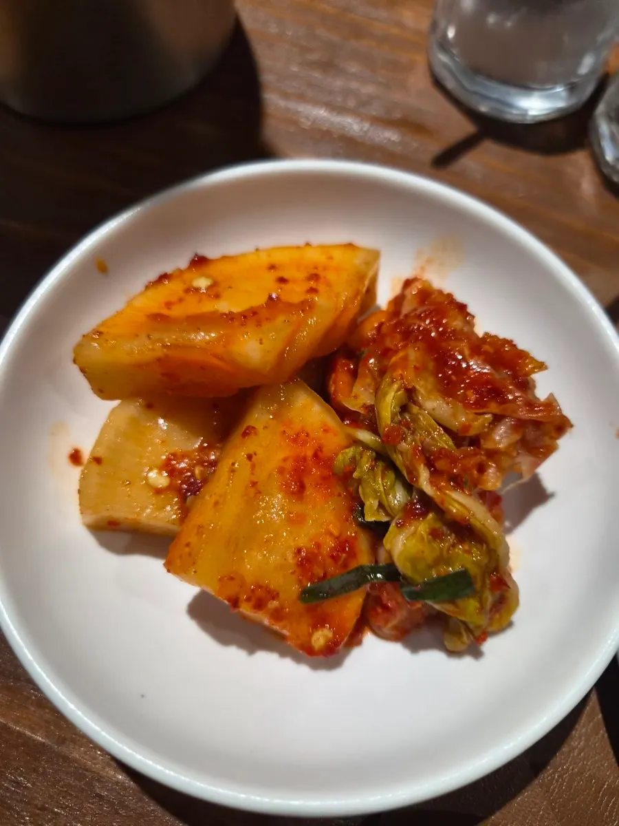 Tender pork in a bowl of Wolha gomtang