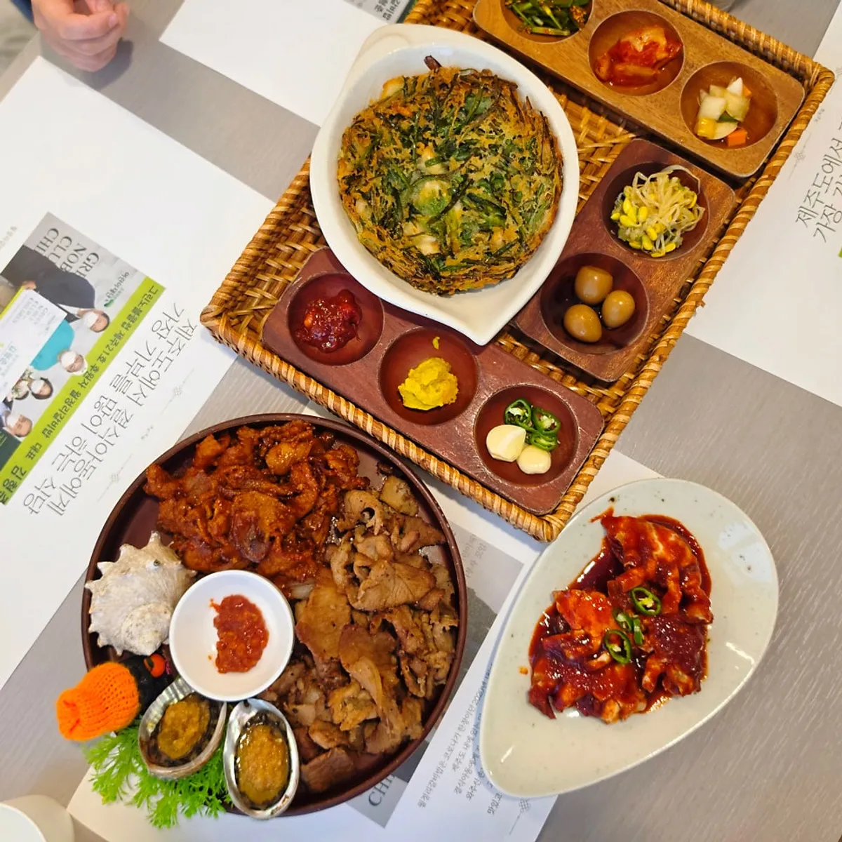 월정리갈비밥 B세트 대표 상차림