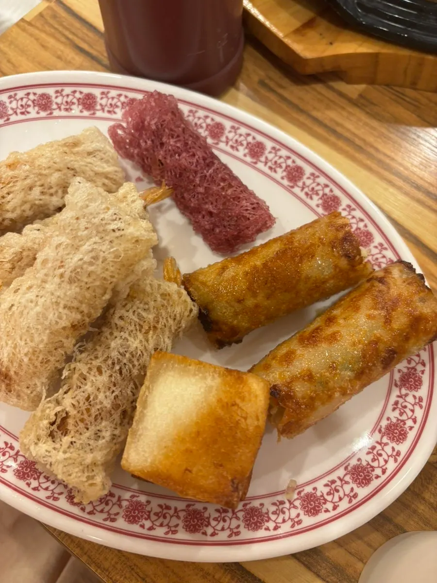 A plate with several kinds of cha gio