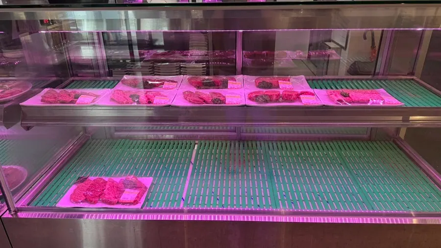 Butcher counter display at Worang Myeongga Daejeon Doan Branch