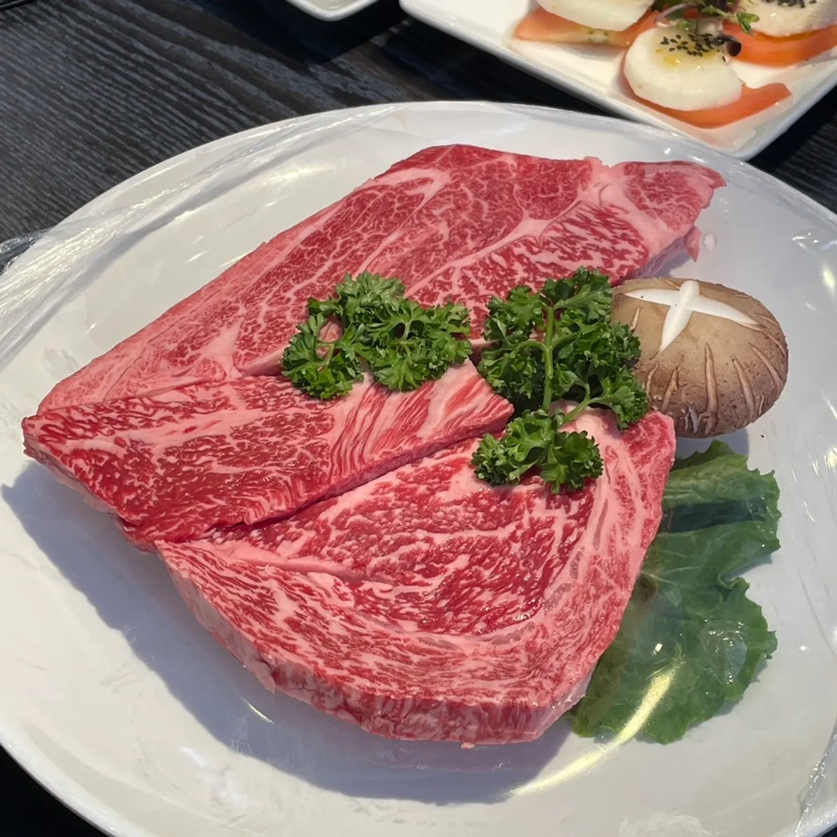 Signature photo of hanwoo flower ribeye at Wonangmyeongga Dunsan City Hall branch