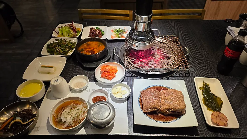 Table at Wonangmyeongga Dunsan City Hall Branch after finishing the meal