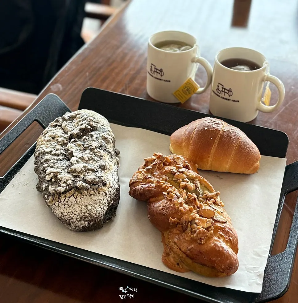 TWG tea served with three kinds of bakery items