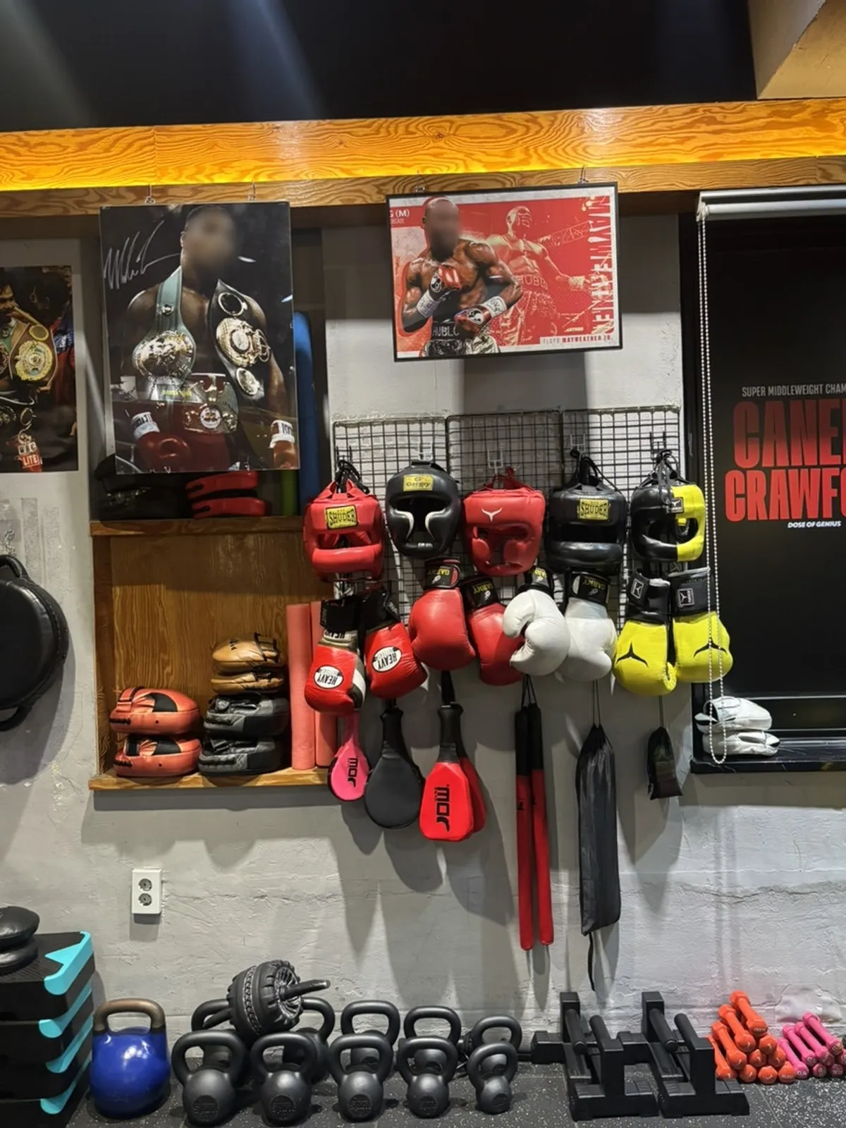 Clean interior of Seongrok Boxing Gym