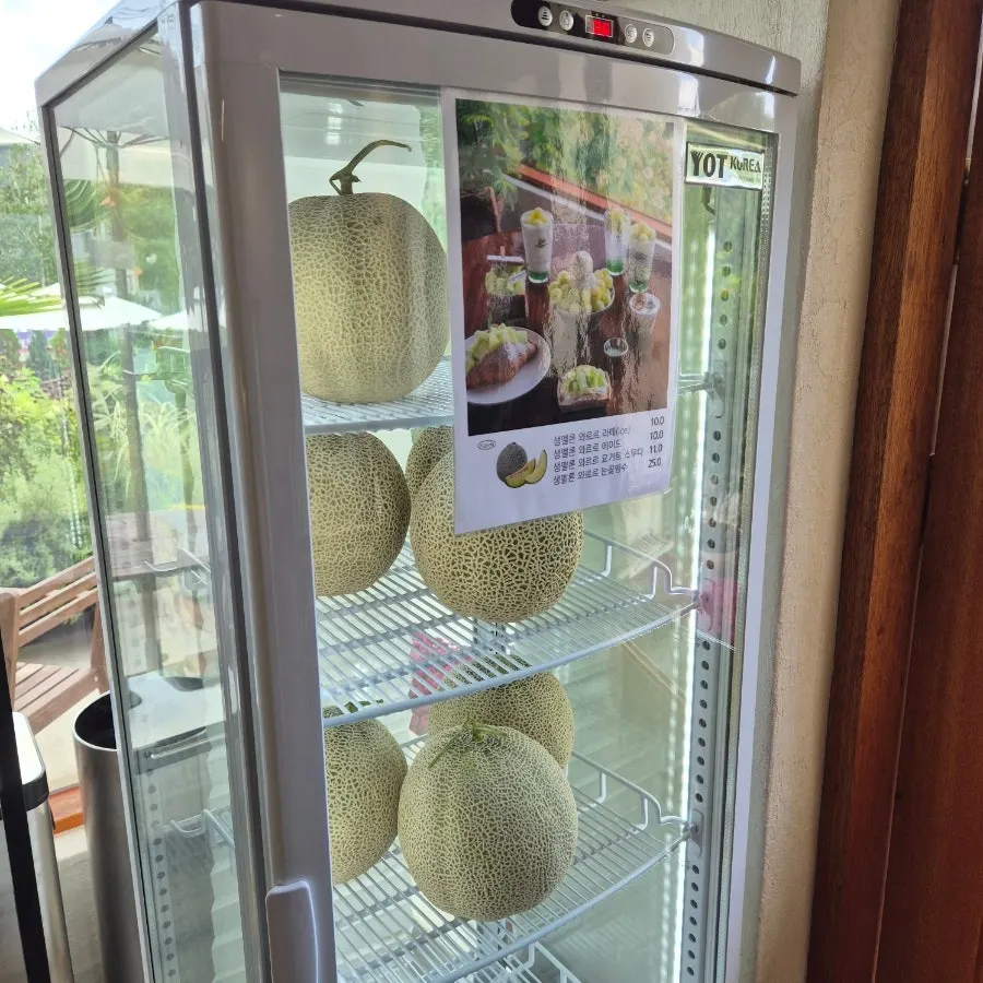 A variety of breads in the display case