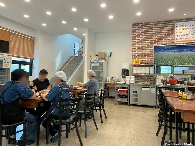 오후 3시 한가해진 봉평고향막국수 홀